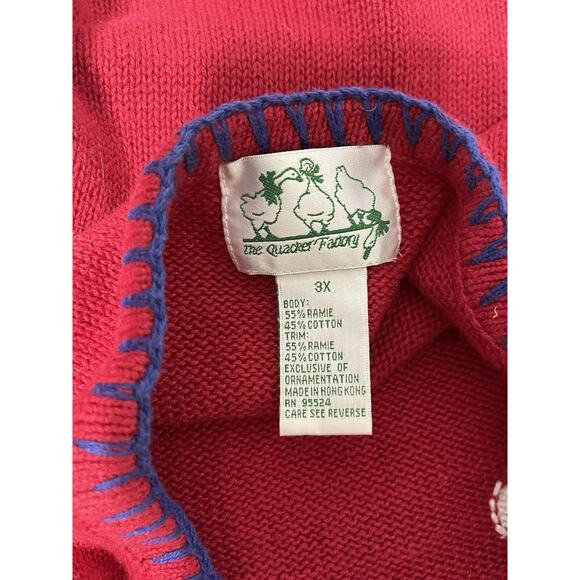 Quacker Factory Novelty short sleeve pullover sweater 3X lighthouse ocean - Picture 5 of 7